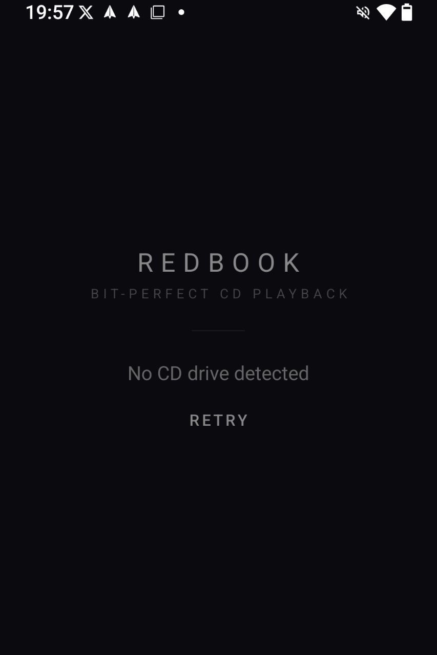 Redbook splash screen on Samsung S25