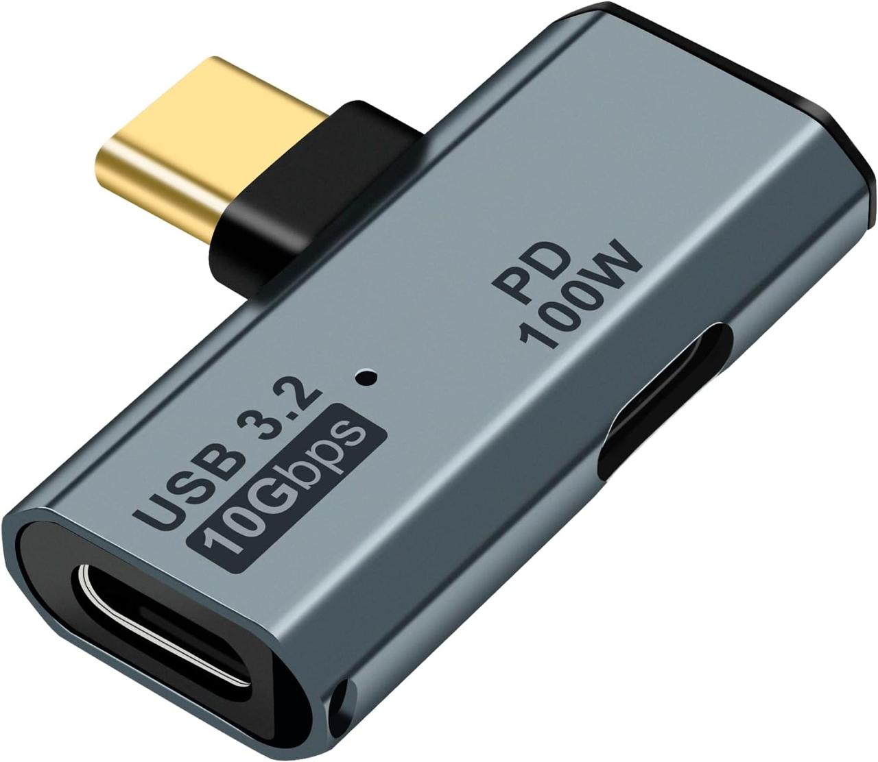 Seminer USB-C OTG splitter with 100W PD pass-through